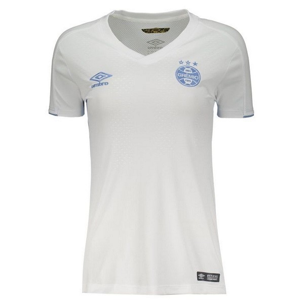 Trikot Grêmio FBPA Auswarts Damen 2019-20 Weiß Fussballtrikots Günstig